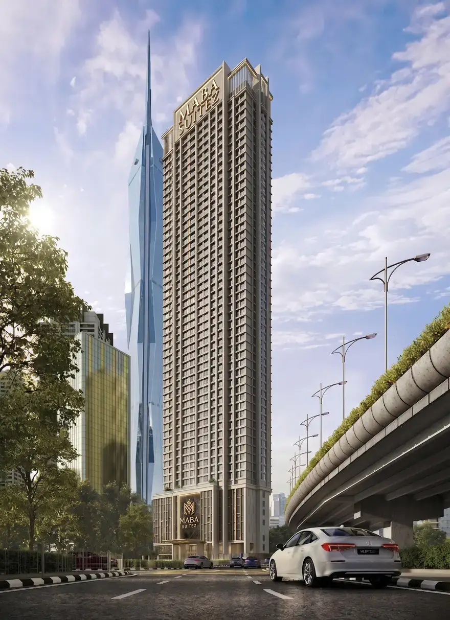 Maba Suitez tower artist impression beside Menara Merdeka Maybank