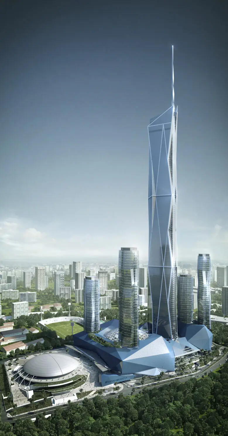 Merdeka 118 Precinct artist impression