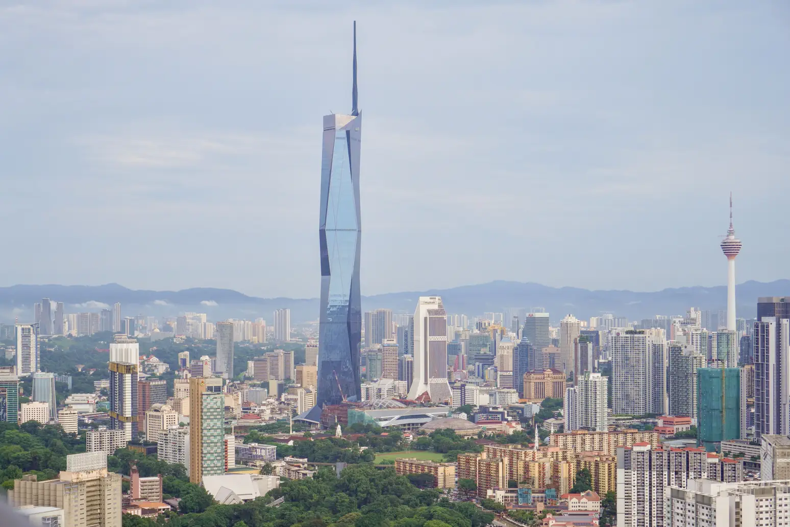 Menara Merdeka Maybank in the Kuala Lumpur skyline