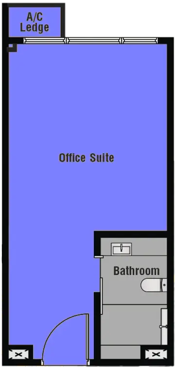 Indicative Maba Suitez 323 sq ft studio floor plan